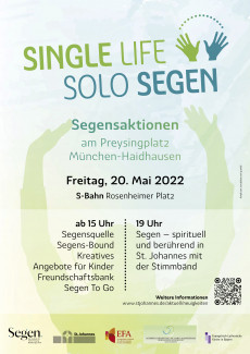2022 Segenstag Single Life Solo Segen Plakat