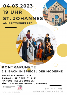 Plakat Konzert Kontrapunkte Ensemble Horizonte