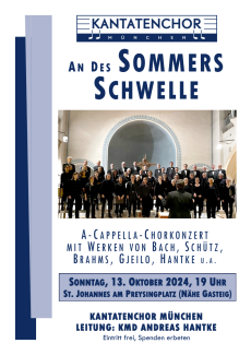 Konzert An des Sommers Schwelle