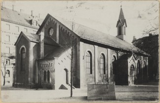 Evangelische Notkirche am Preysingplatz in München-Haidhausen (1911)