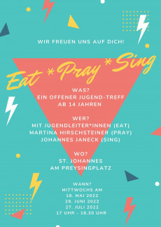 Eat*Pray*Sing - Offener Jugend-Treff