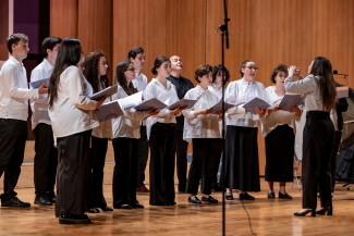 Chor colors of the voice aus Tiflis, Georgien