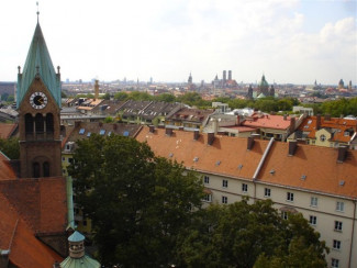 St. Johannes München-Haidhausen Luftbild