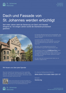 Sanierung St. Johannes 2022/23 Spendenaufruf