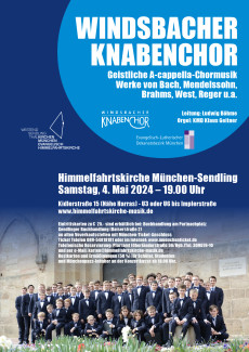 Konzert Windsbacher Knabenchor München-Sendling